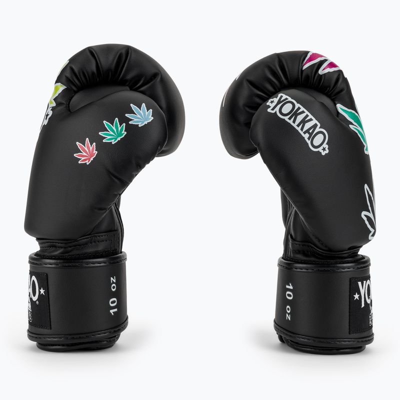 Боксьорски ръкавици YOKKAO Khalifa Kush Boxing black 4