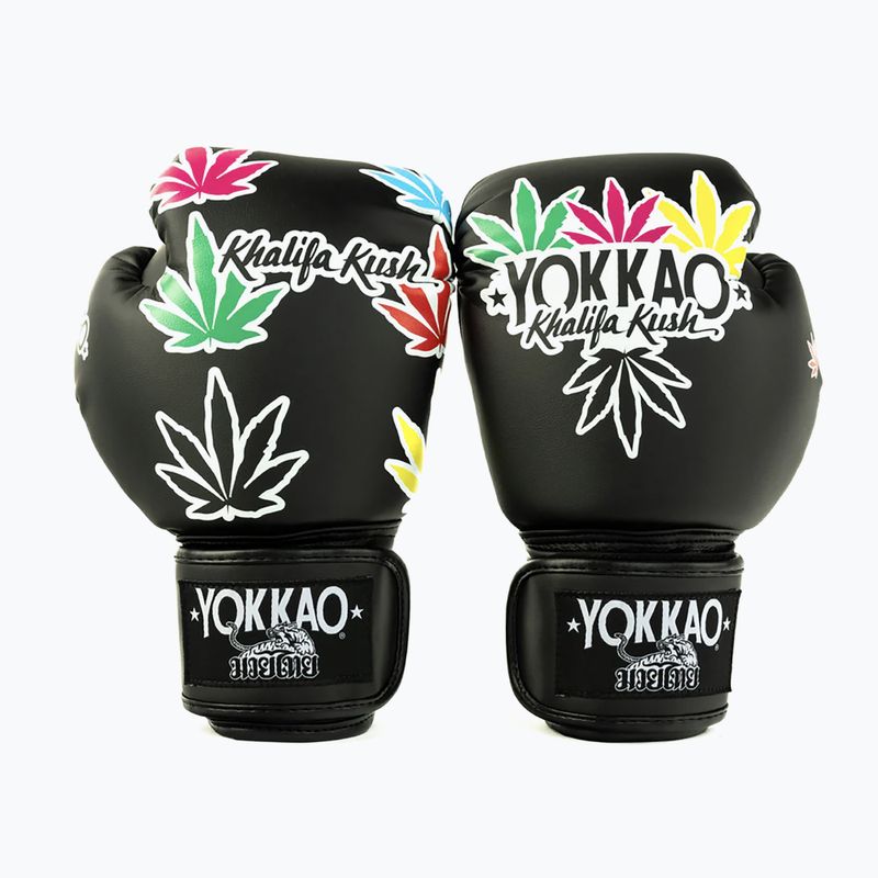 Боксови ръкавици YOKKAO Khalifa Kush Boxing black