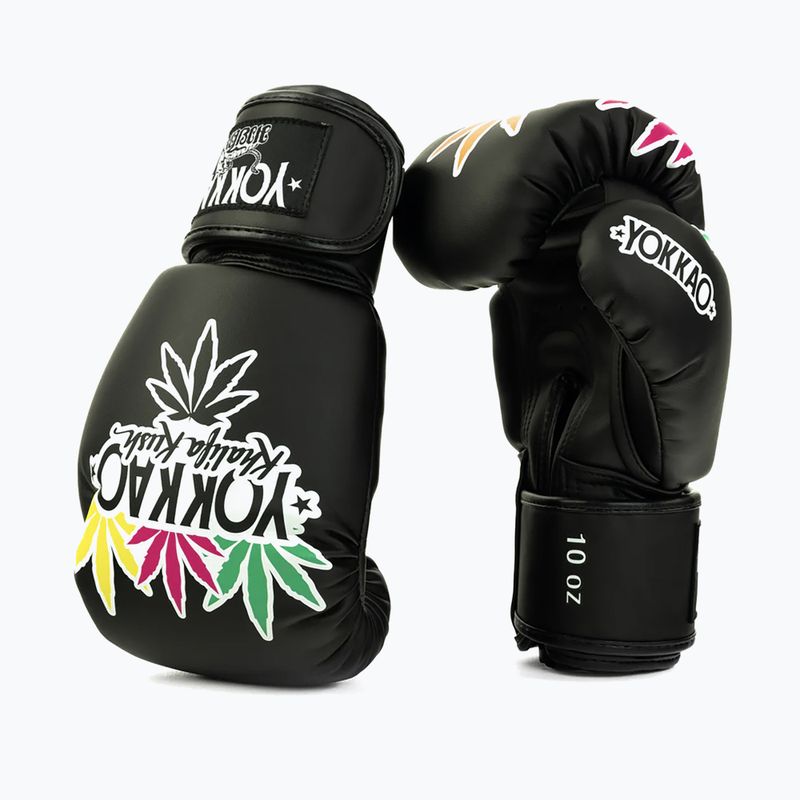 Боксьорски ръкавици YOKKAO Khalifa Kush Boxing black 2