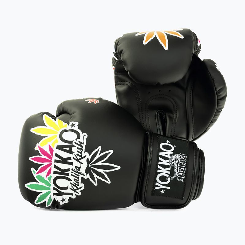 Боксови ръкавици YOKKAO Khalifa Kush Boxing black 3