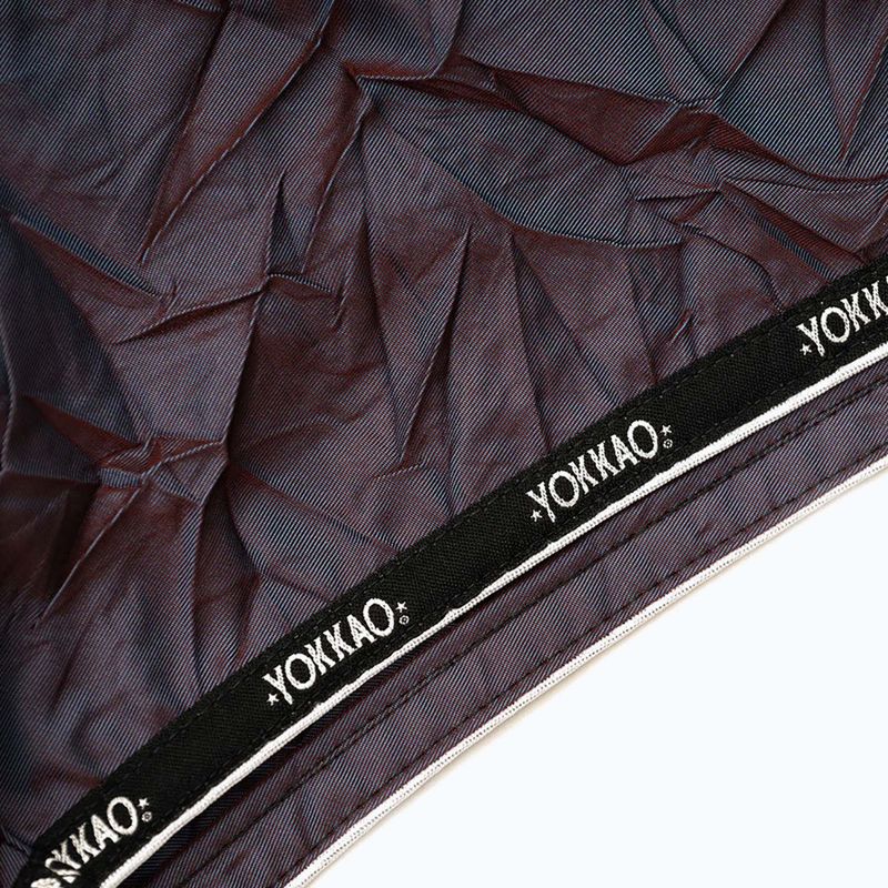 Мъжки шорти за тренировка YOKKAO Lunar Muay Thai iridescent blue grey 11