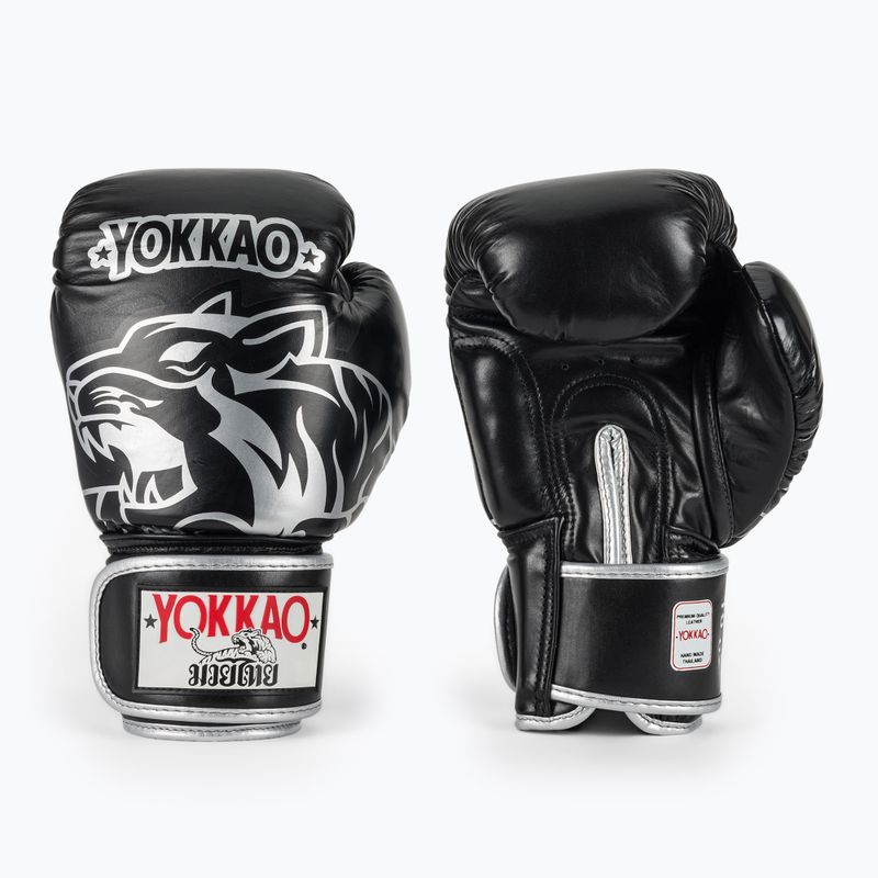 Боксьорски ръкавици YOKKAO Original Boxing Gloves absolute black