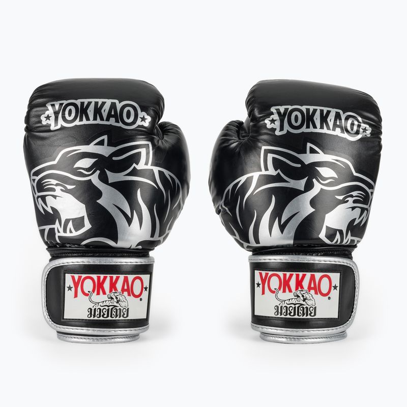 Боксьорски ръкавици YOKKAO Original Boxing Gloves absolute black 2