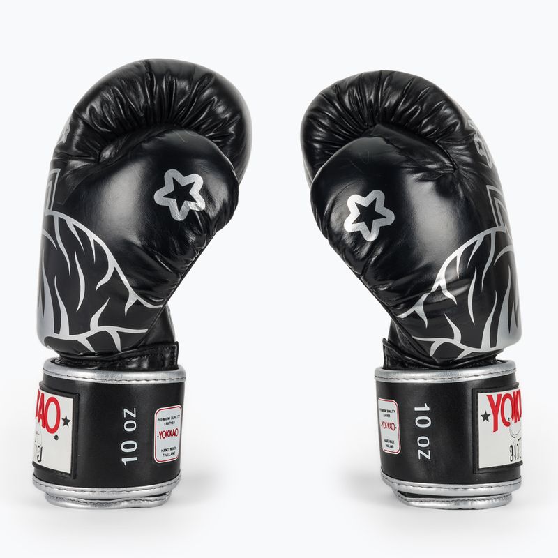 Боксьорски ръкавици YOKKAO Original Boxing Gloves absolute black 4