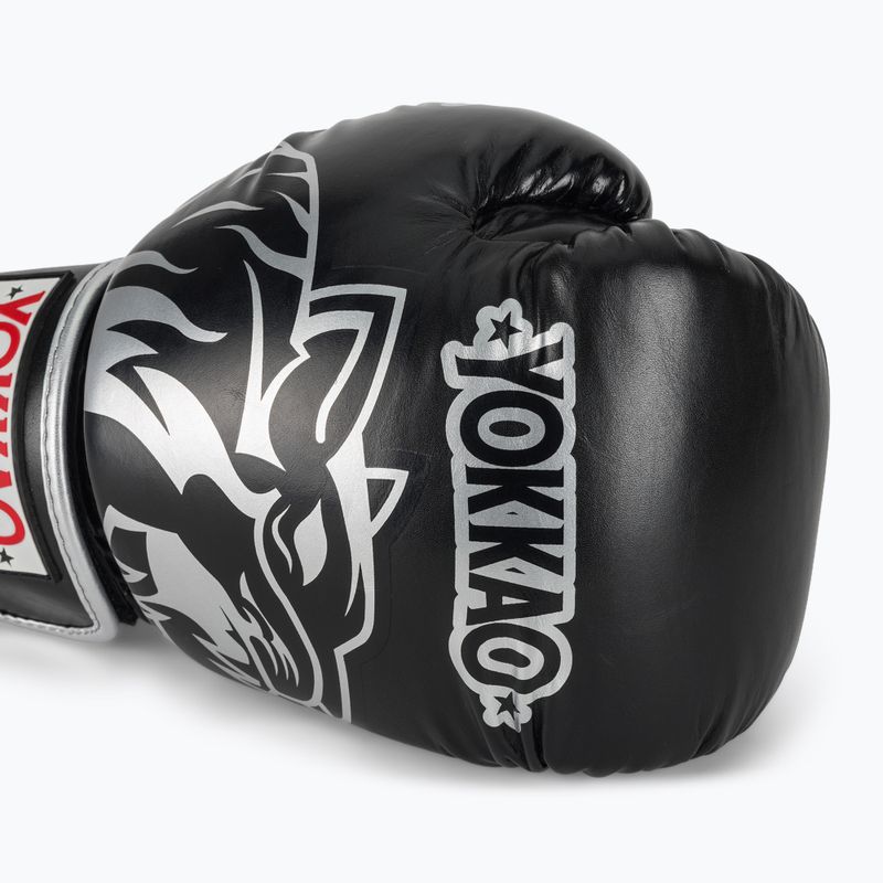 Боксьорски ръкавици YOKKAO Original Boxing Gloves absolute black 5