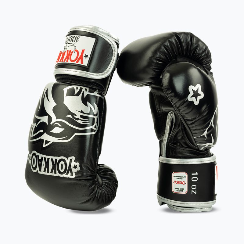 Боксьорски ръкавици YOKKAO Original Boxing Gloves absolute black 4