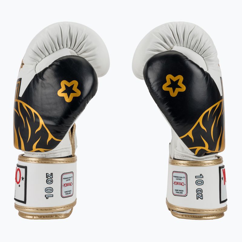 Боксьорски ръкавици YOKKAO Original Boxing Gloves absolute white 4