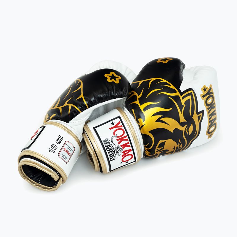 Боксьорски ръкавици YOKKAO Original Boxing Gloves absolute white 3