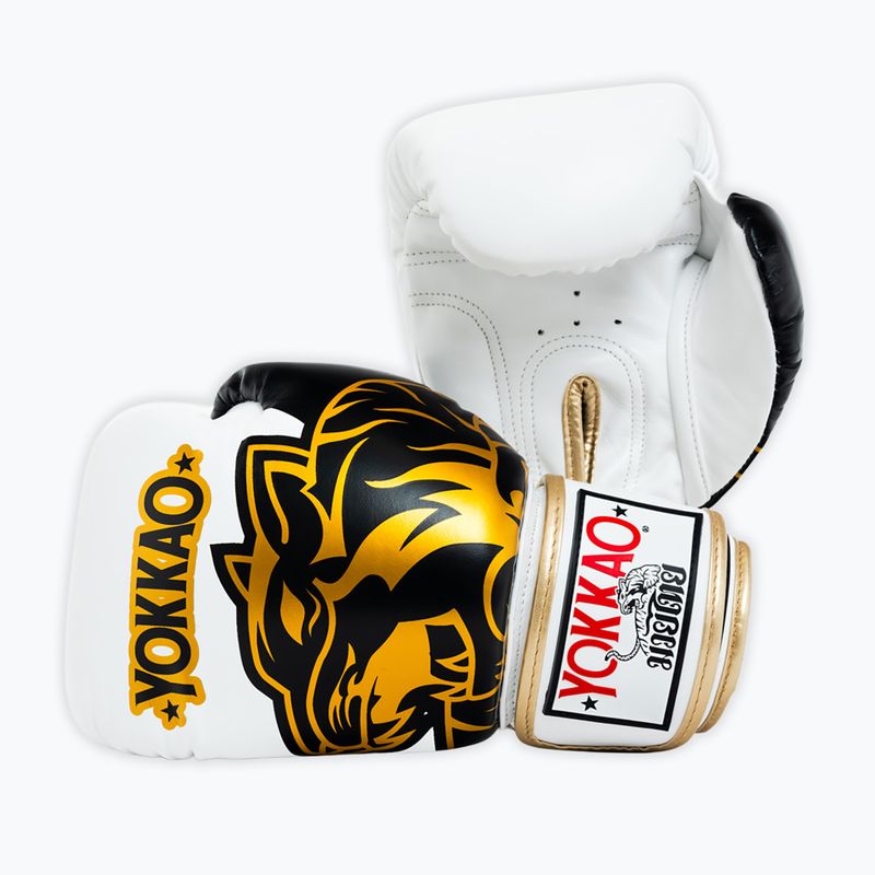 Боксови ръкавици YOKKAO Original Boxing Gloves absolute white 4