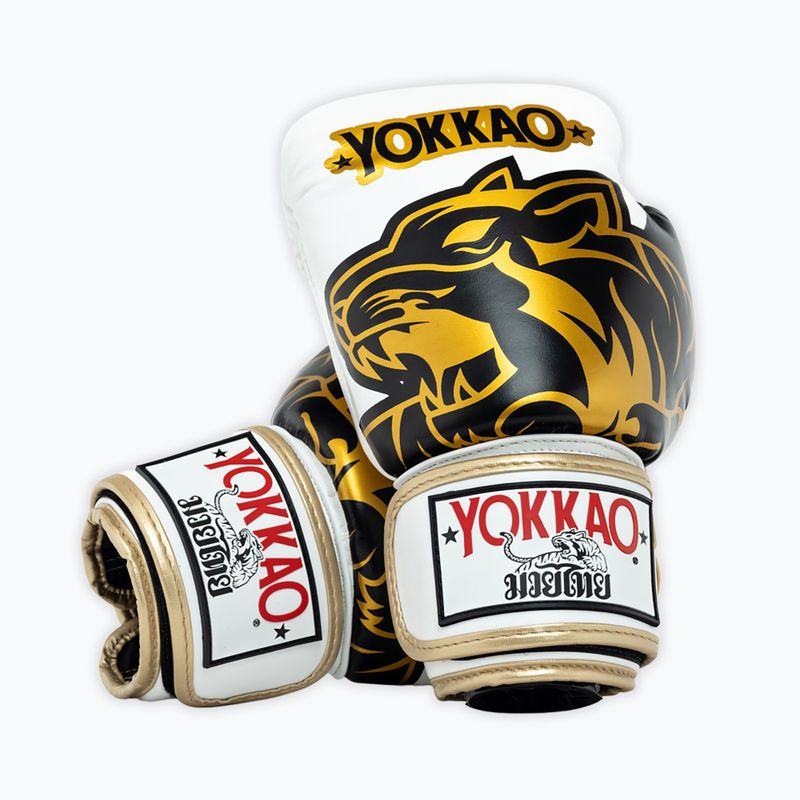 Боксьорски ръкавици YOKKAO Original Boxing Gloves absolute white 5