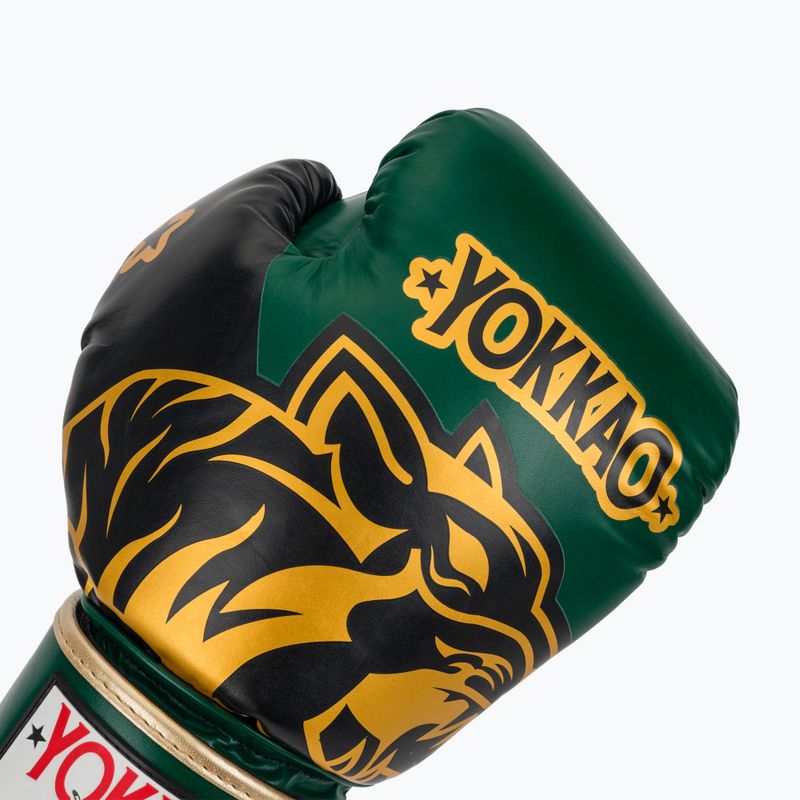 Боксьорски ръкавици YOKKAO Original Boxing Gloves forest green 5