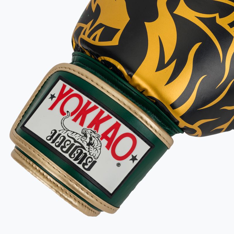 Боксьорски ръкавици YOKKAO Original Boxing Gloves forest green 6