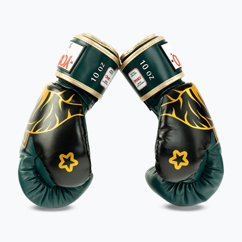 Боксьорски ръкавици YOKKAO Original Boxing Gloves forest green 6