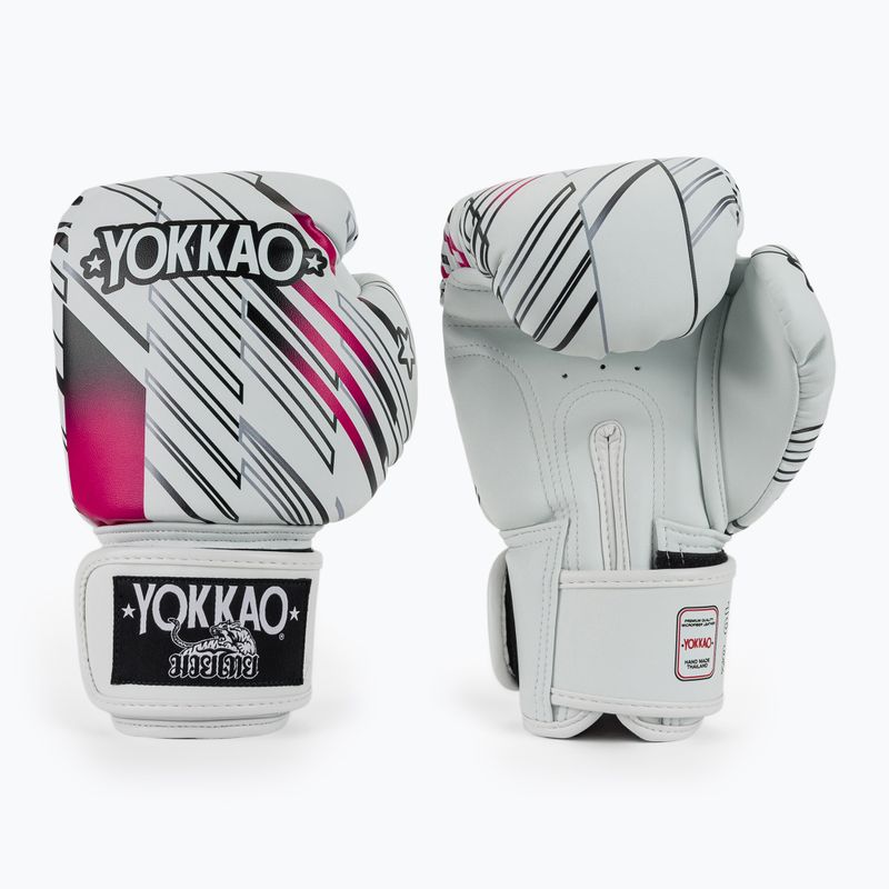 Боксьорски ръкавици YOKKAO Power Boxing white