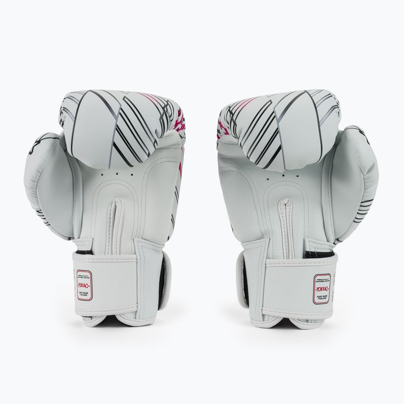 Боксьорски ръкавици YOKKAO Power Boxing white 3
