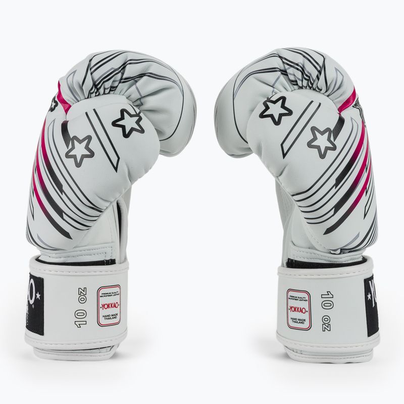 Боксьорски ръкавици YOKKAO Power Boxing white 4