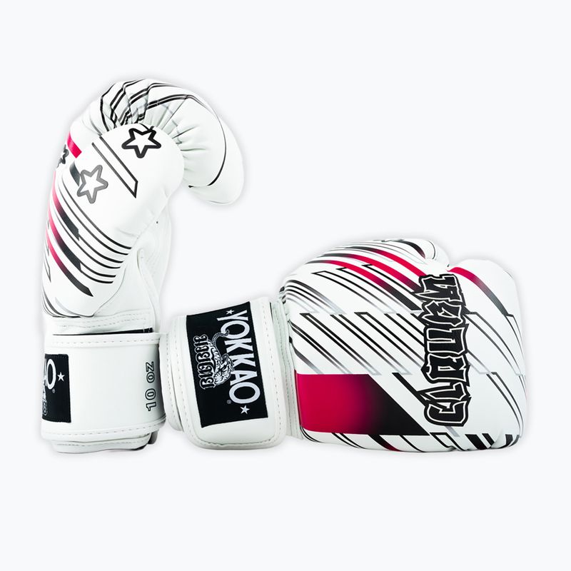 Боксови ръкавици YOKKAO Power Boxing white 2