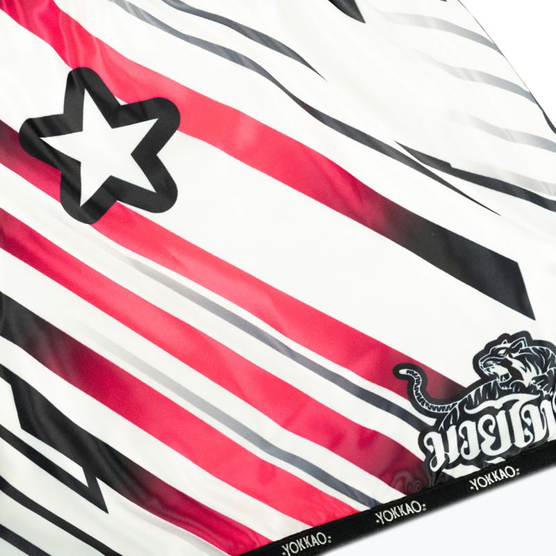 Мъжки шорти за тренировка YOKKAO Power Muay Thai white 4