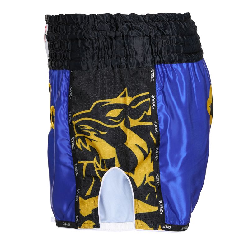 Мъжки тренировъчни шорти YOKKAO Original Muay Thai electric blue 3
