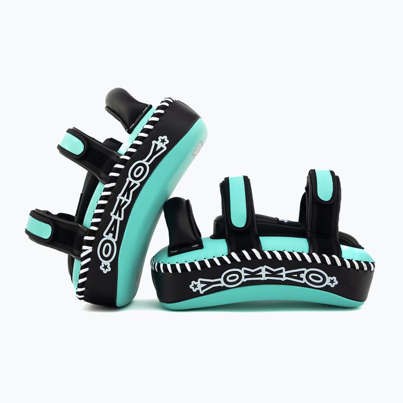 Тренировъчни щитове YOKKAO Freestyle Kicking Pads 2 бр. tiffany/black 5