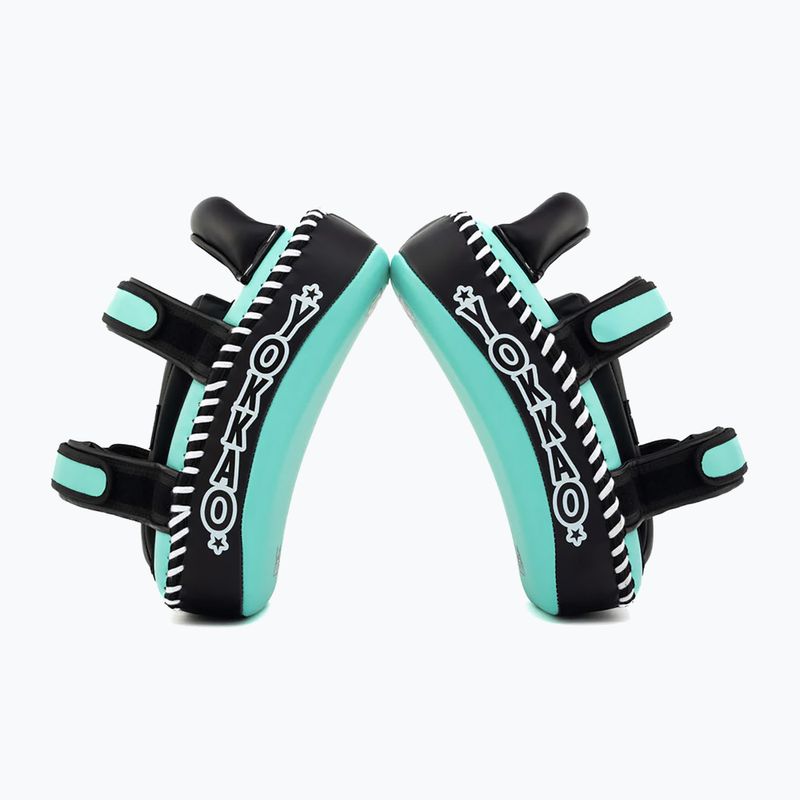 Тренировъчни щитове YOKKAO Freestyle Kicking Pads 2 бр. tiffany/black 6