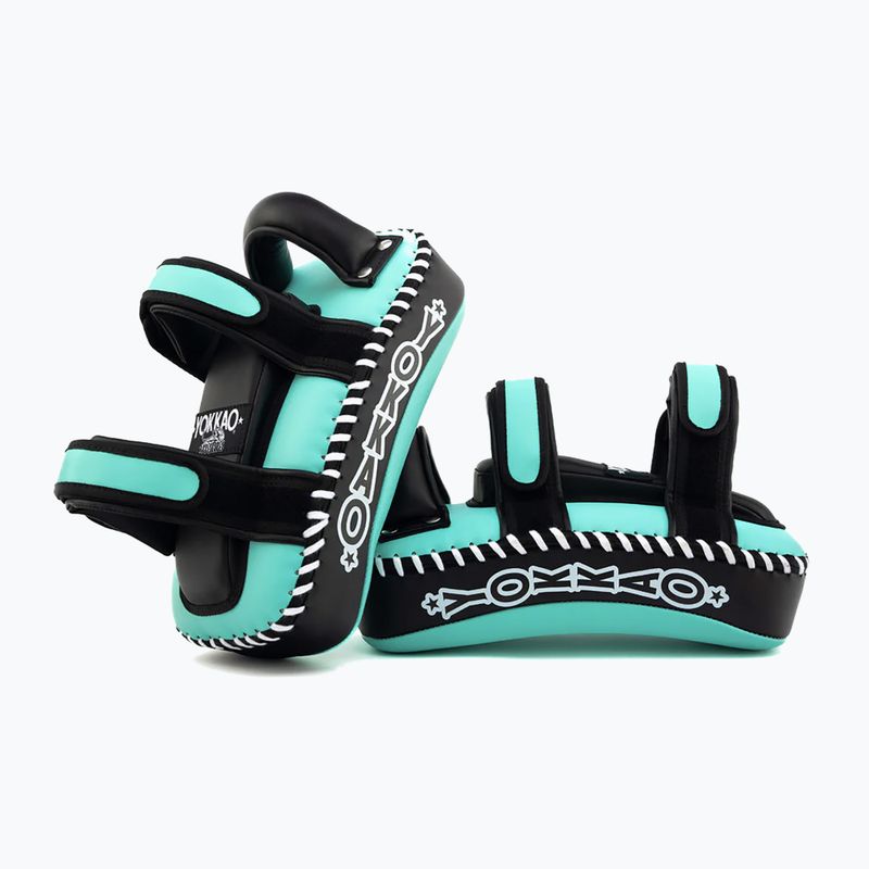 Тренировъчни щитове YOKKAO Freestyle Kicking Pads 2 бр. tiffany/black 7