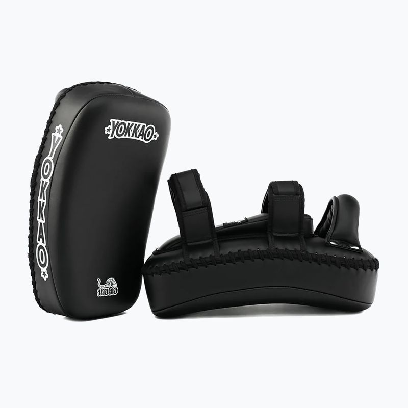 Тренировъчни щитове YOKKAO Freestyle Kicking Pads 2 бр. black 8
