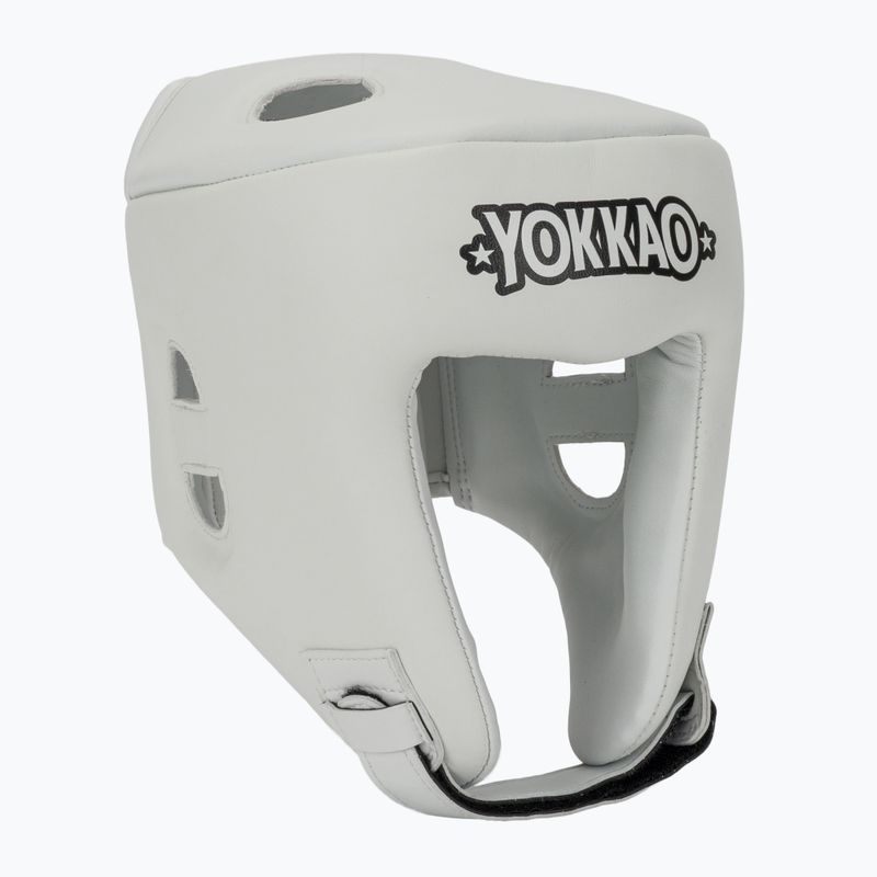 Боксова каска YOKKAO Competition white