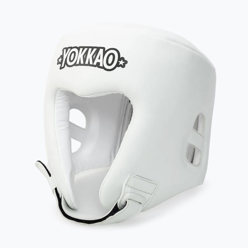 Боксова каска YOKKAO Competition white