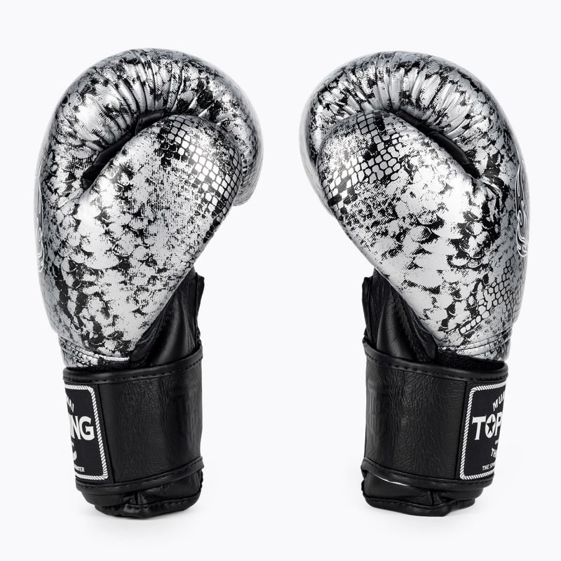 Боксови ръкавици Top King Muay Thai Super Star Snake black TKBGSS-02A-BK 3
