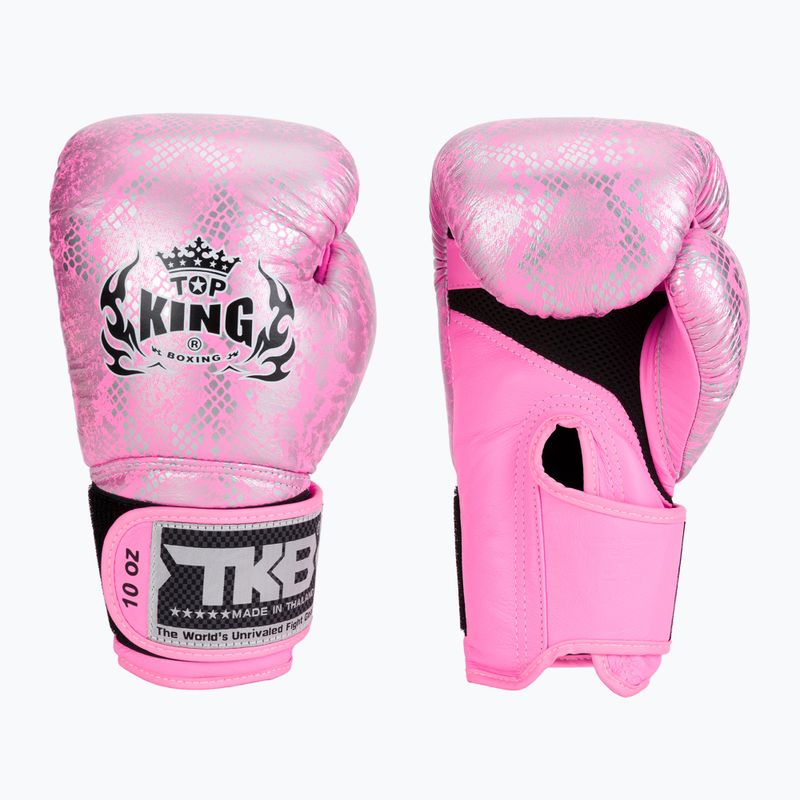 Top King Muay Thai Super Star Air розови боксови ръкавици TKBGSS