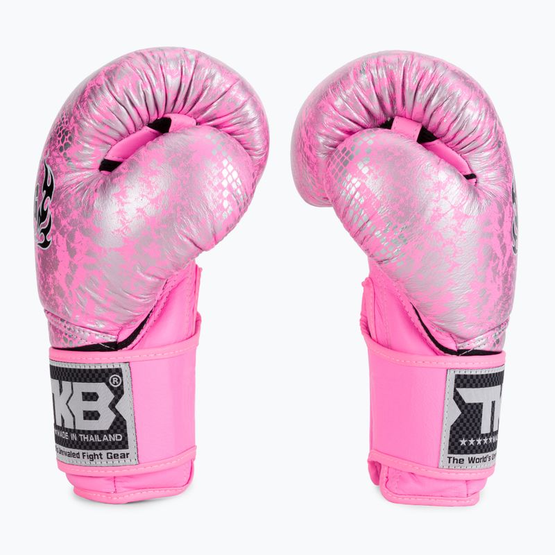 Top King Muay Thai Super Star Air розови боксови ръкавици TKBGSS 4