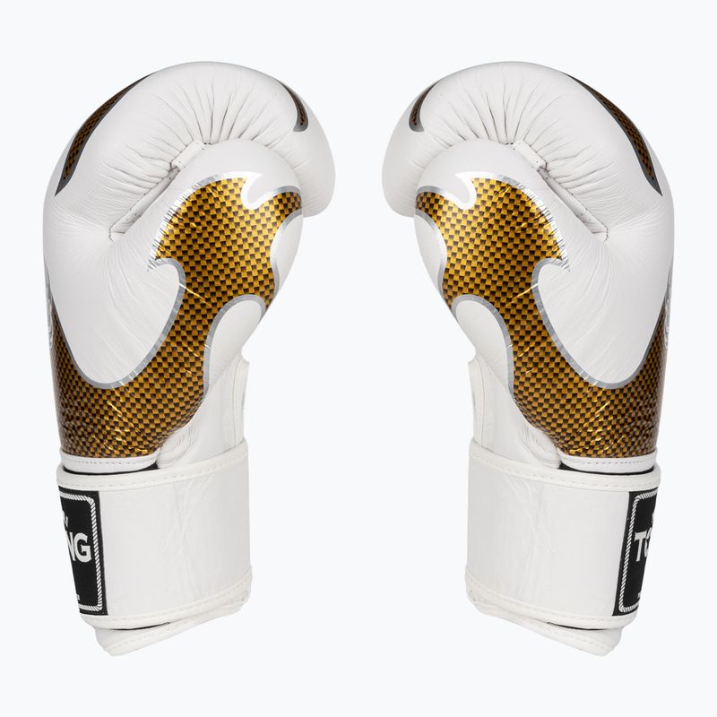 Боксови ръкавици Top King Muay Thai Empower white/gold 3