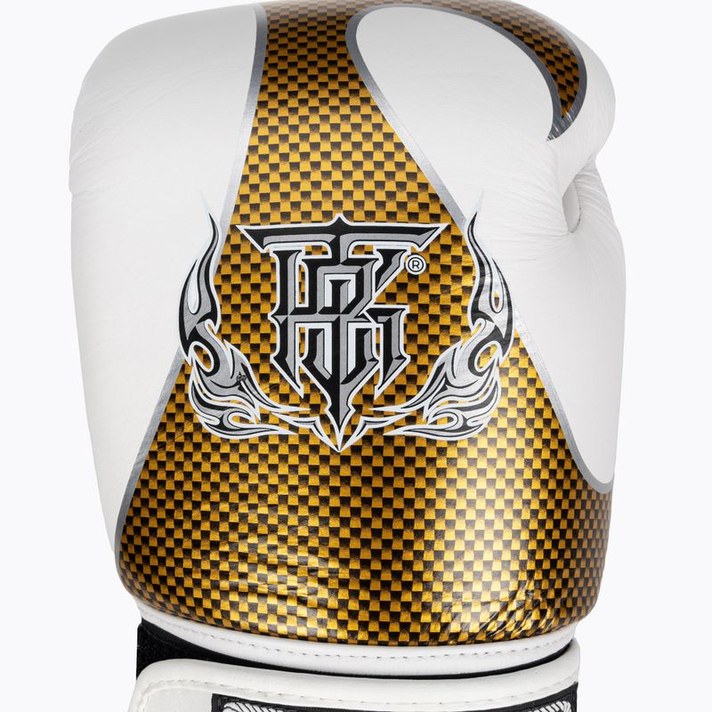 Боксови ръкавици Top King Muay Thai Empower white/gold 4