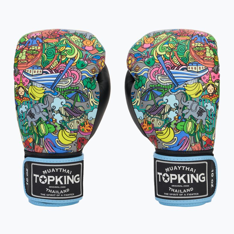 Боксови ръкавици Top King Boxing Culture black TKBGCT-TH-SL-BK 2