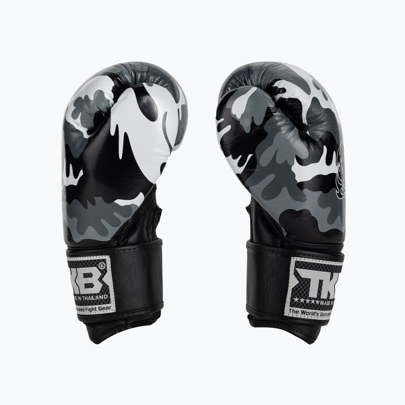 Top King Muay Thai Empower сиви боксови ръкавици TKBGEM-03A-GY 4