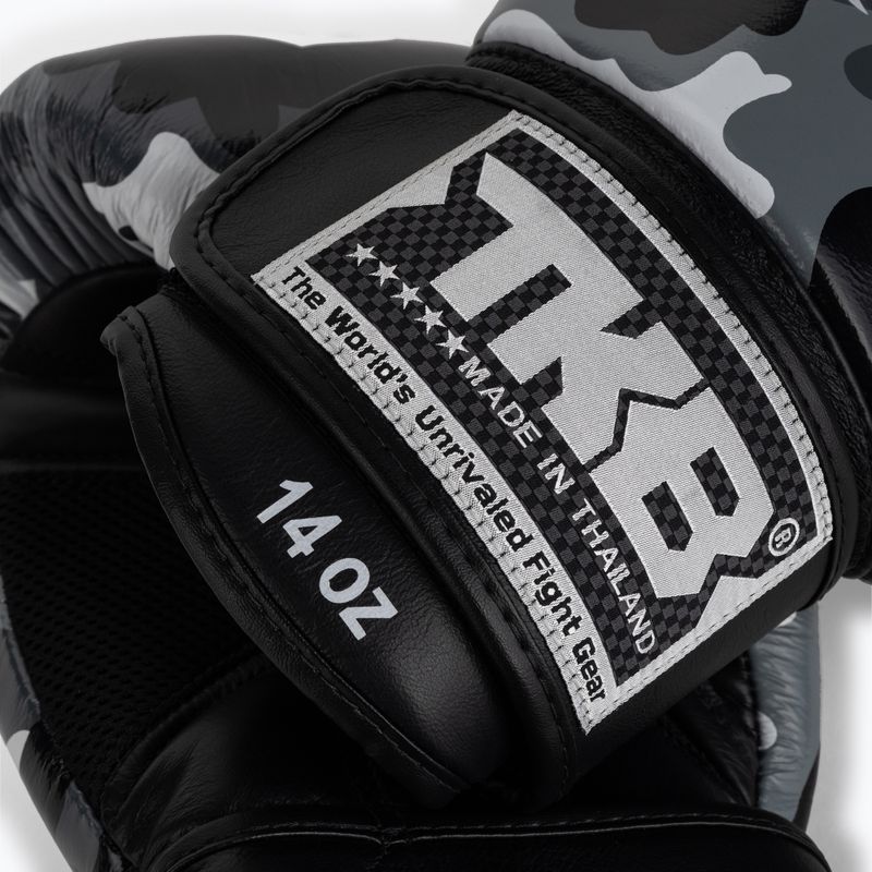 Top King Muay Thai Empower сиви боксови ръкавици TKBGEM-03A-GY 5
