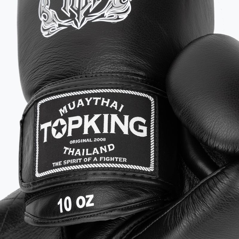 Боксови ръкавици Top King Muay Thai Ultimate black 4
