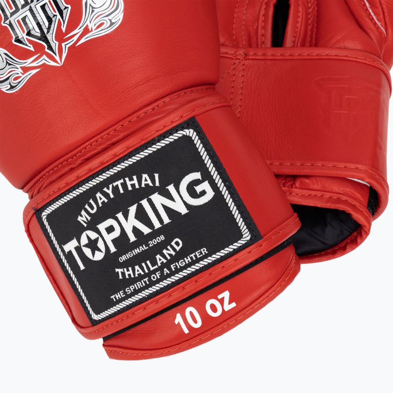 Боксови ръкавици Top King Muay Thai Ultimate red 4