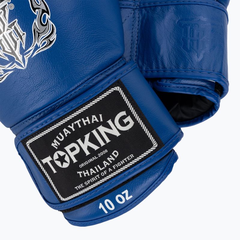 Боксови ръкавици Top King Muay Thai Ultimate blue 4