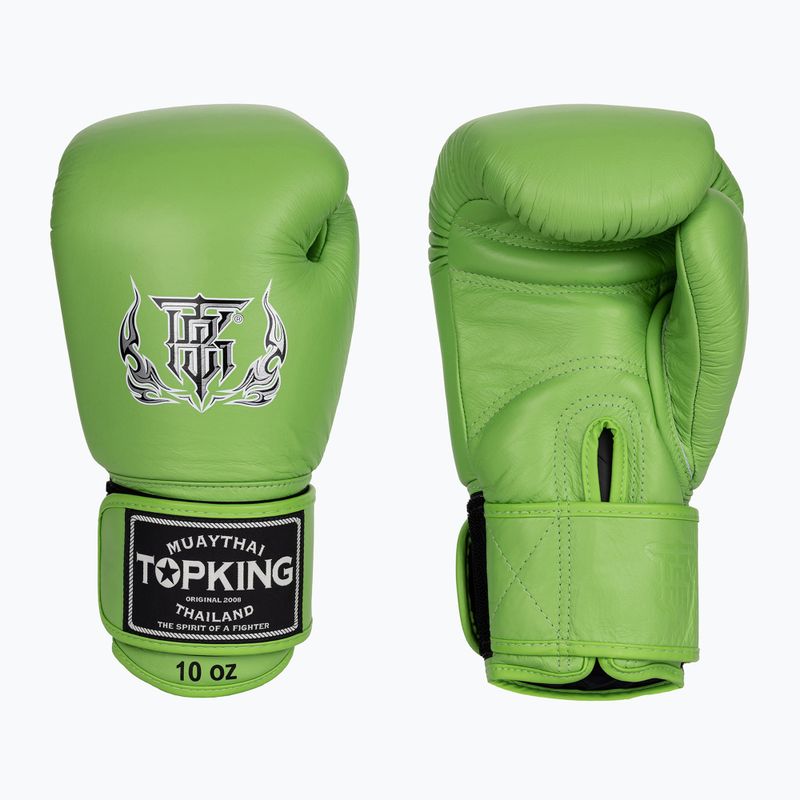 Боксови ръкавици Top King Muay Thai Ultimate green 3
