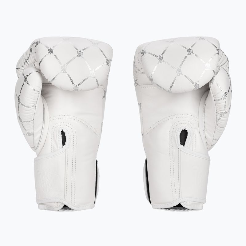 Боксови ръкавици Top King Boxing Chain white/silver 2