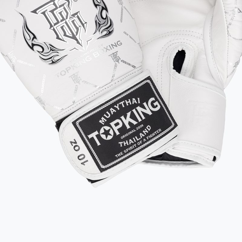 Боксови ръкавици Top King Boxing Chain white/silver 5