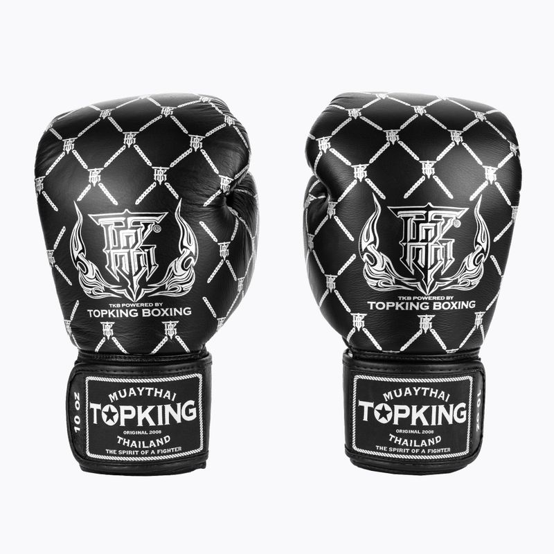 Боксови ръкавици Top King Boxing Chain black/silver