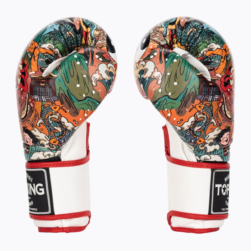 Боксови ръкавици Top King Boxing Culture white/red TKBGCT-1C1 3