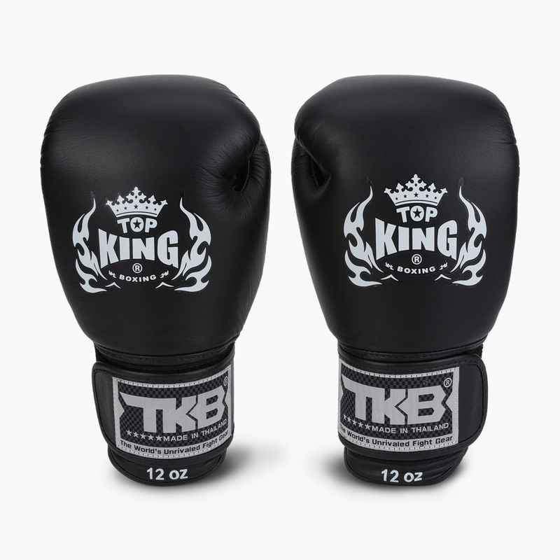 Top King Muay Thai Ultimate Air боксови ръкавици черни TKBGAV