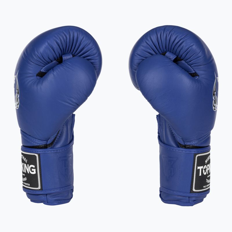 Топ King Muay Thai Super Air боксови ръкавици сини 3
