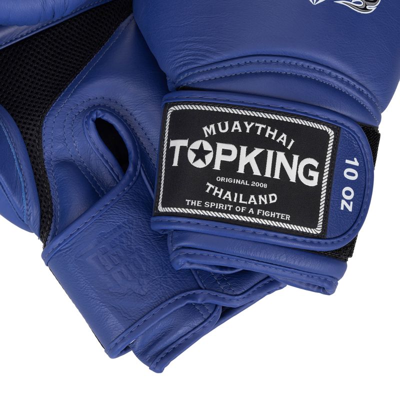 Топ King Muay Thai Super Air боксови ръкавици сини 5