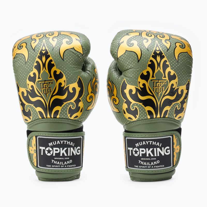 Боксови ръкавици Top King Boxing Kanok khaki 2