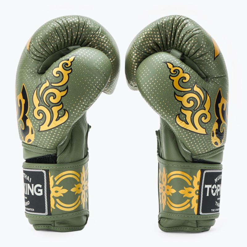 Боксови ръкавици Top King Boxing Kanok khaki 4